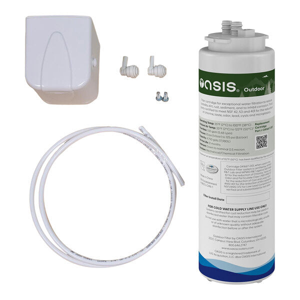 041253-008 Oasis Outdoor Water Filtration System for VersaFiller, Versacooler II, and RADII Bottle Fillers