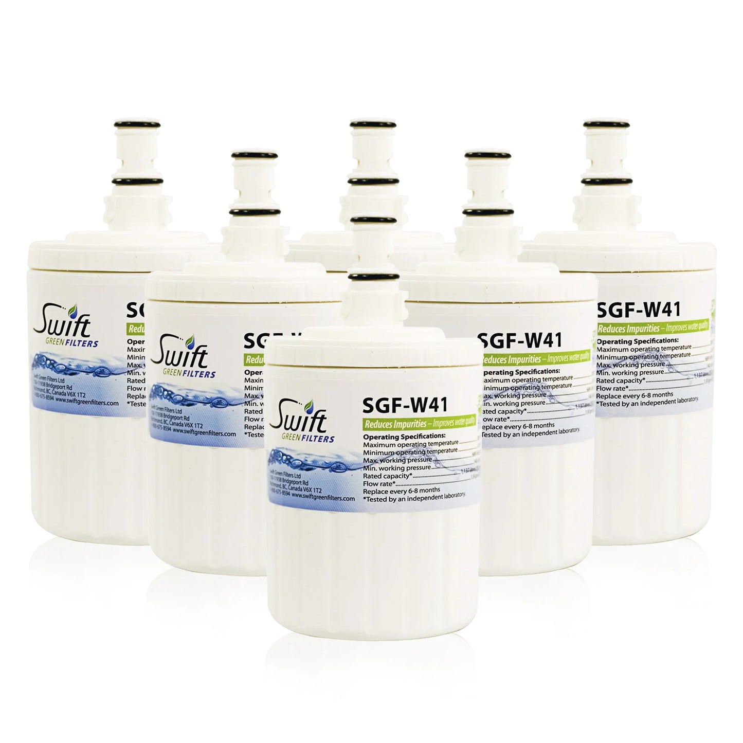 Swift Green Filters SGF-W41 Compatible Refrigerator Water Filter for EDR8D1, FILTER 8, 46-9002, 8171413, 8171414, 8171788, NLC200, Made in USA