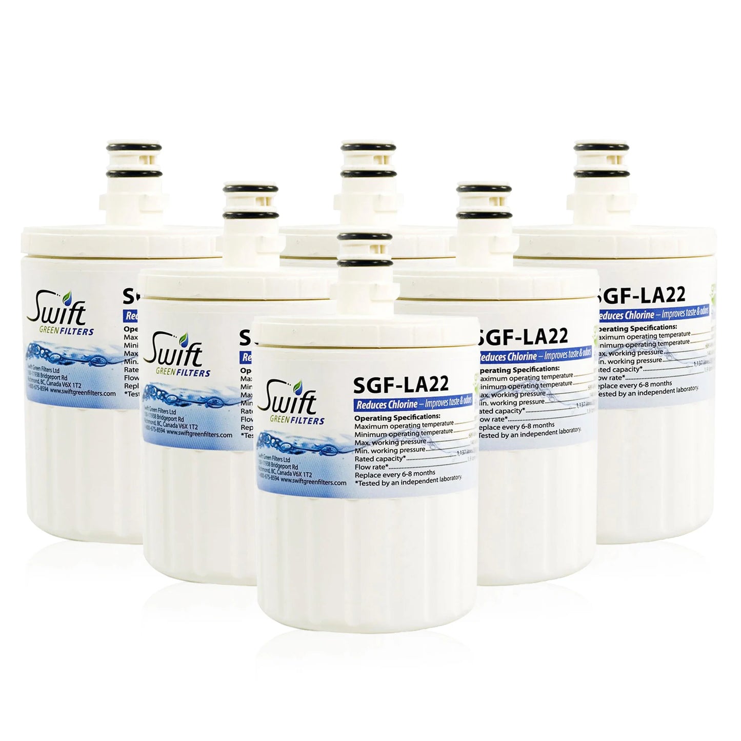 Swift Green Filters SGF-LA22 Compatible Refrigerator Water Filter for LT500P, 5231JA2002A, 46-9890, EFF-6005A, Made in USA