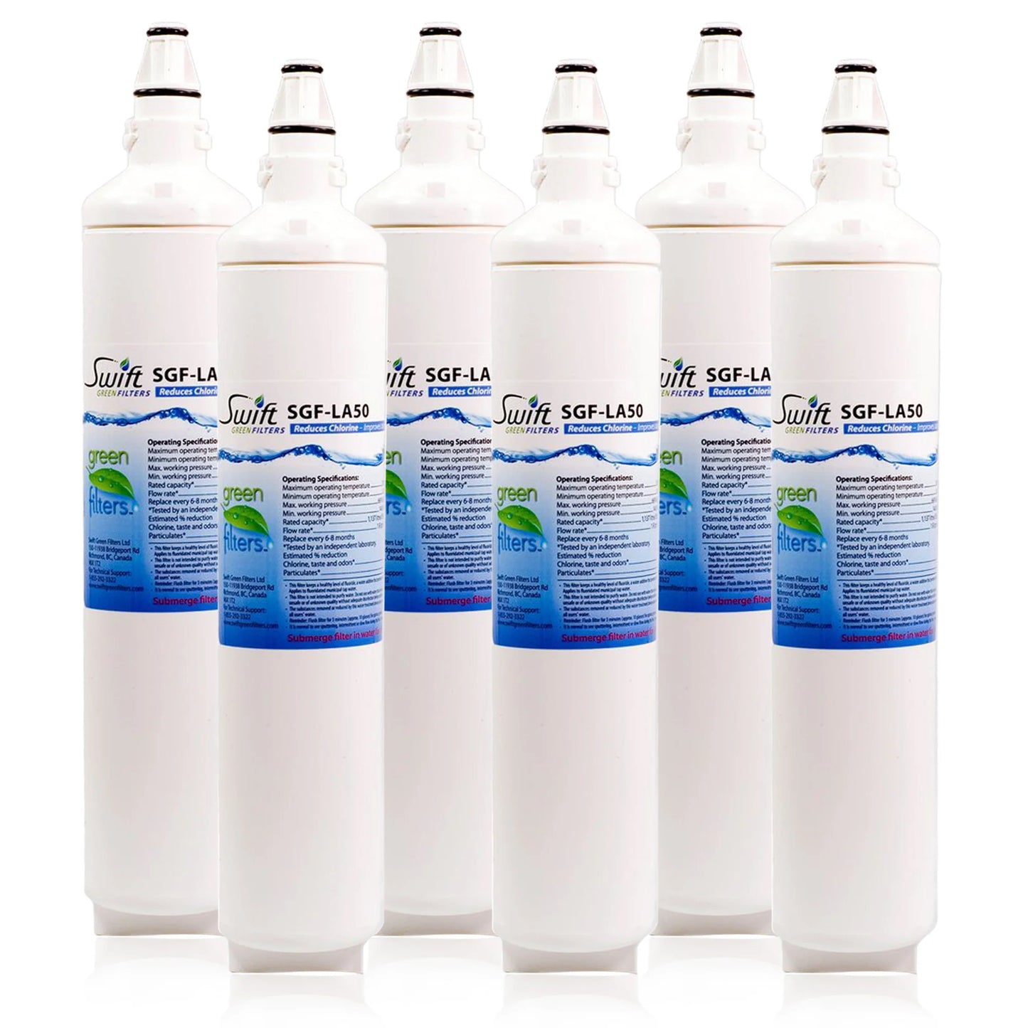 Swift Green Filters SGF-LA50 Compatible Refrigerator Water Filter for LG LT600P, 5231JA2006A, 46-9990,EFF-6003A, EFF-6004A, Made in USA