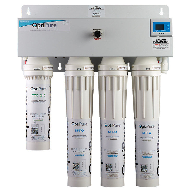 160-00460 Pentair Optipure QTSFT-3+ Triple Water Softener System