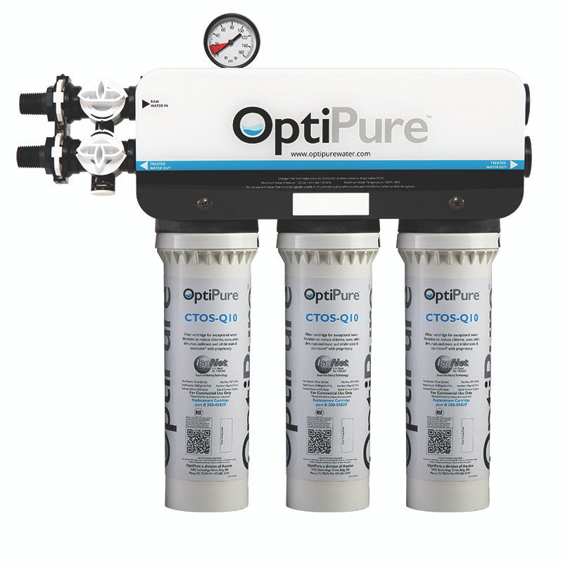170-52031 Pentair OptiPure QTI10-3 Triple Filtration System