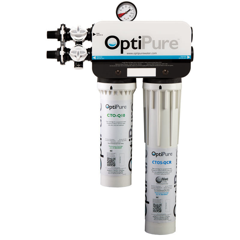 170-52081 $478 Pentair OptiPure QTI1+CR Dual Filter System
