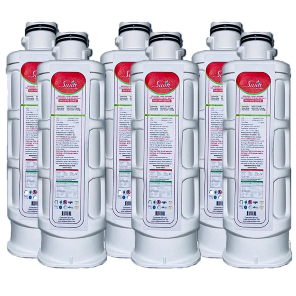 Swift Green Filters SGF-HAFQIN Rx Compatible Refrigerator Water Filter for DA97-17376B, DA97-08006C, HAF-QIN/EXP, RF28T5001SR Made in USA