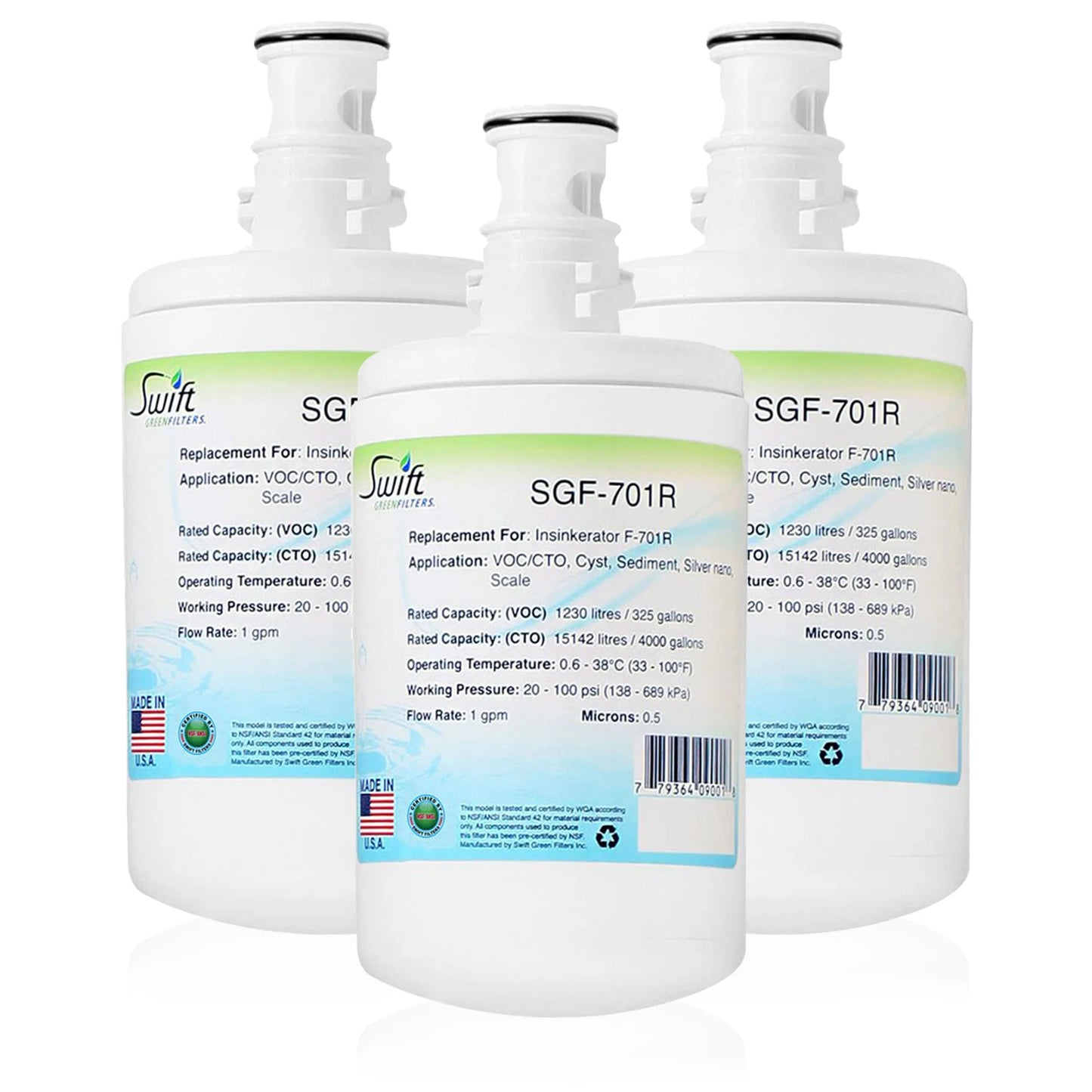 Swift Green Filters SGF-701R Compatible Commercial Water Filter for F-701R , Made in USA