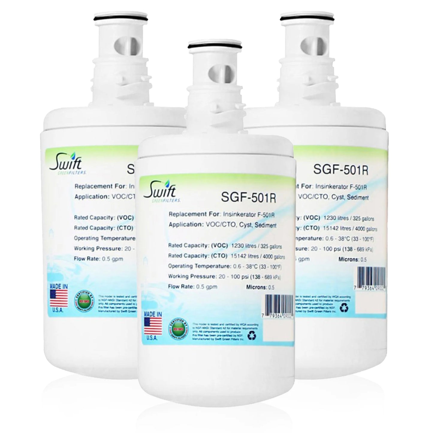 Swift Green Filters SGF-501R Compatible Commercial Water Filter for F-501R , Made in USA