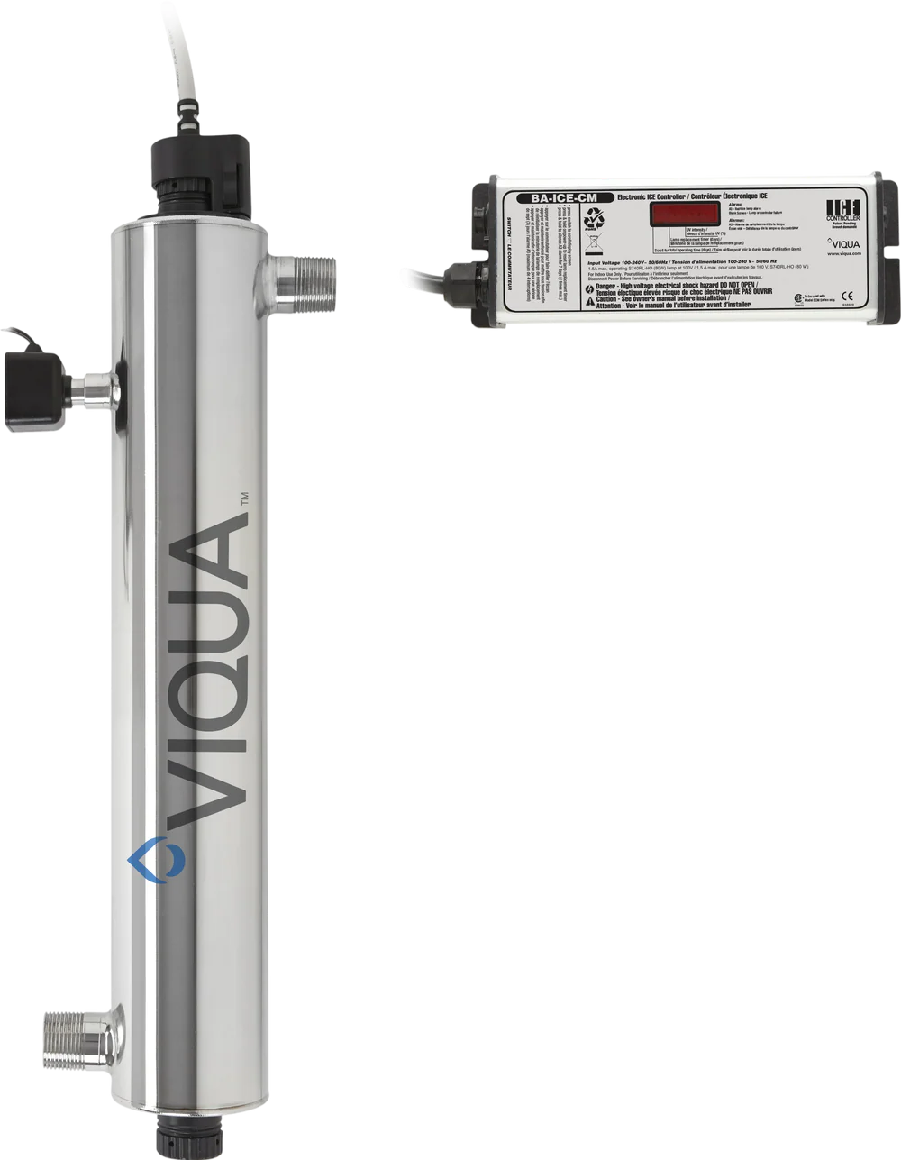 VIQUA VH410 Home SS Ultraviolet Water System 18 GPM 3/4 MNPT 120V