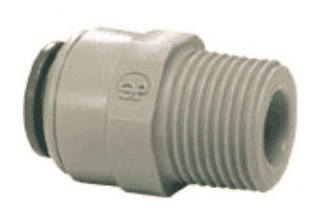 PI010821S / John Guest Male Connector-NPTF Thread 1/4 x 1/8 ( **10 pack )