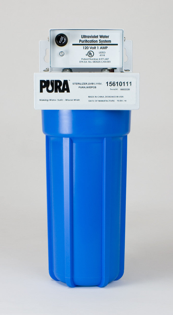 UV008 Aqua Flo Pura UVB1-EPCB # 15610111 115V 2GPM Undersink Purifier