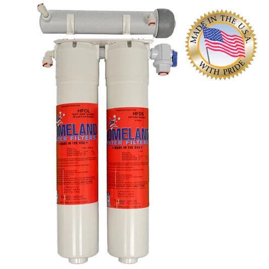 HFO2UV $228 100% FREE SHIP w/ COUPONS Dual UV Water Cooler Filter Homeland Dual UV Water Cooler Filtration System