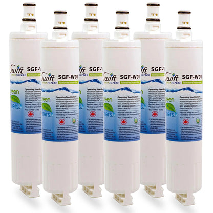 Swift Green Filters SGF-W01 Compatible Refrigerator Water Filter for 4396508, 4396510, EDR5RXD1, Made in USA