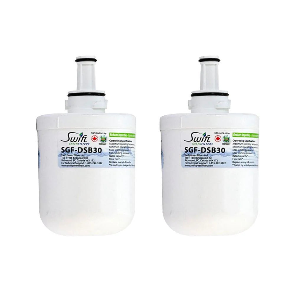 Swift Green Filters SGF-DSB30 Compatible Refrigerator Water Filter for DA2900003, DA6100159, TADA2900003A, DA2900003AB, DA6100159AB, HAF-CU1, Made in USA