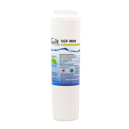 Swift Green Filters SGF-M9 Compatible Refrigerator Water Filter for UKF8001, EDR4RXD1, FILTER 4, EFF-6007A, 46-9005, 46-9006, CLCH101, Made in USA