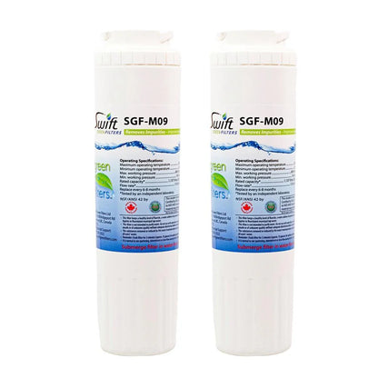 Swift Green Filters SGF-M9 Compatible Refrigerator Water Filter for UKF8001, EDR4RXD1, FILTER 4, EFF-6007A, 46-9005, 46-9006, CLCH101, Made in USA