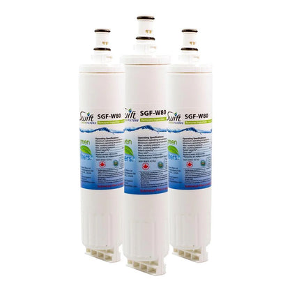 Swift Green Filters SGF-W80 Compatible Refrigerator Water Filter for 4396508, 4396510, EDR5RXD1, FILTER 5, Made in USA