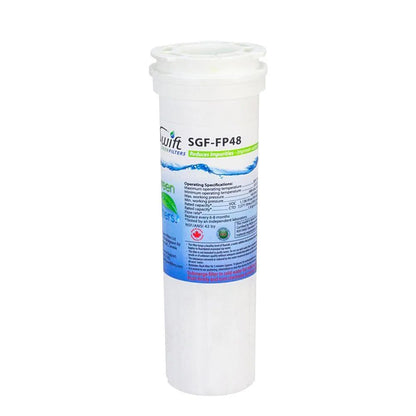 Swift Green Filters SGF-FP48 Compatible Refrigerator Water Filter for 836848, WF296, EFF6017, 67003662, Made in USA