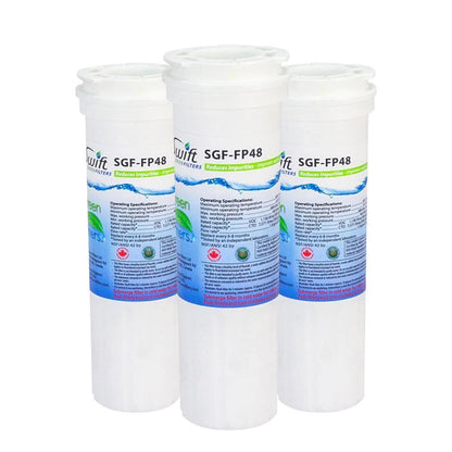 Swift Green Filters SGF-FP48 Compatible Refrigerator Water Filter for 836848, WF296, EFF6017, 67003662, Made in USA