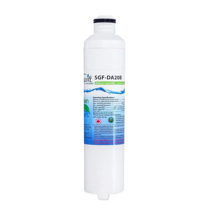Swift Green Filters SGF-DA20B Compatible Refrigerator Water Filter for DA29-0020B, DA2900019A, DA2900020A, DA97-08006A-B, DA97-08006B, Made in USA