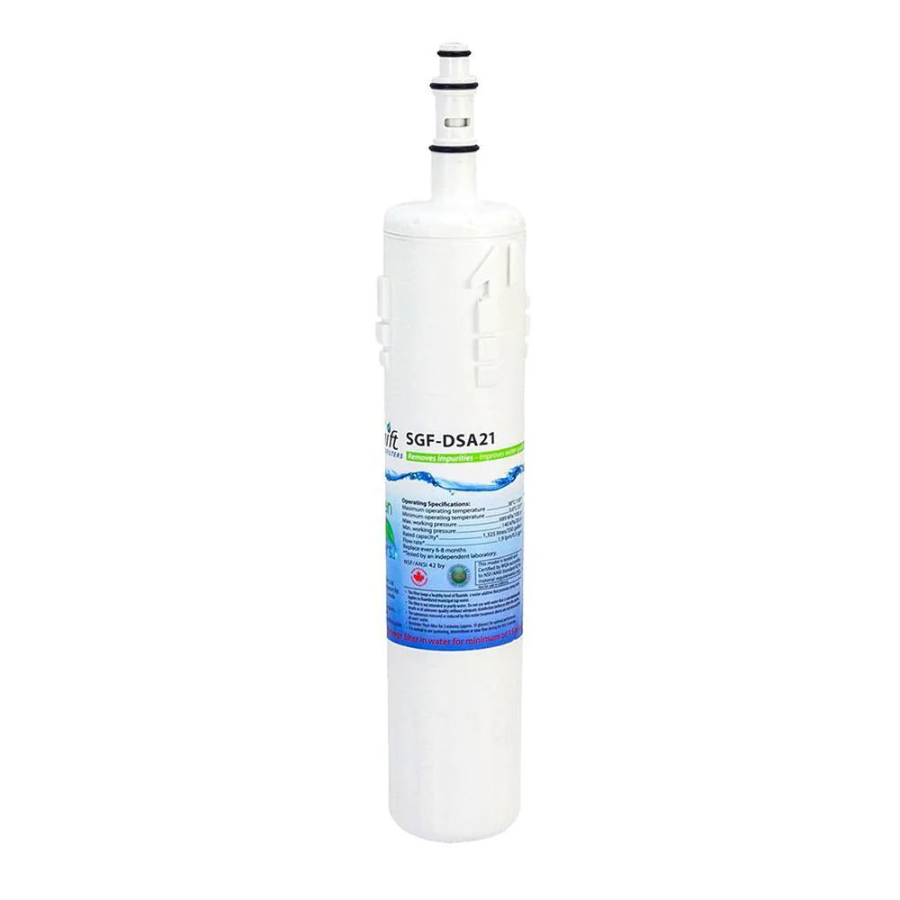 Swift Green Filters SGF-DSA21 Compatible Refrigerator Water Filter for Samsung DA29-00012A, DA29-00012B, DA61-00159A, EFF-6006A-8, Made in USA