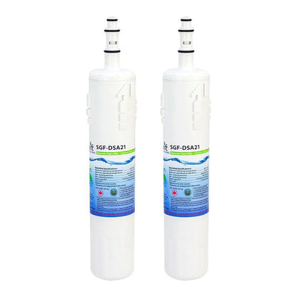Swift Green Filters SGF-DSA21 Compatible Refrigerator Water Filter for Samsung DA29-00012A, DA29-00012B, DA61-00159A, EFF-6006A-8, Made in USA