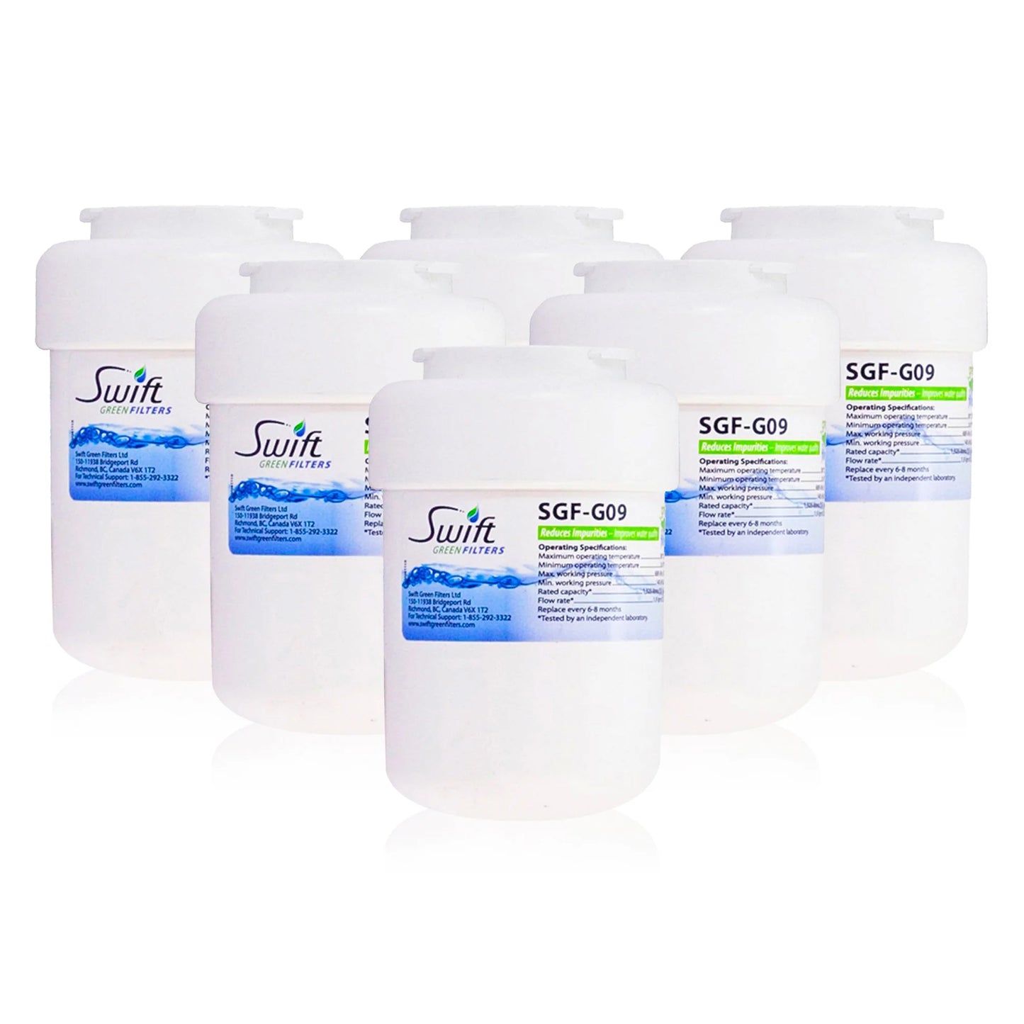 Swift Green Filters SGF-G9 Compatible Refrigerator Water Filter for MWF, WF287, 46-9991, EFF-6013A, 46-9905, Made in USA