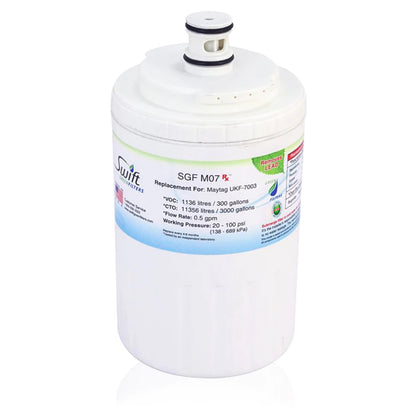 Swift Green Filters SGF-M07 Rx Compatible Refrigerator Water Filter for UKF7003, UKF7001, EDR7D1, Filter 7, Made in USA