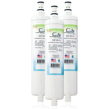 Swift Green Filters SGF-W01 Rx Compatible Refrigerator Water Filter for 4396508, 4396510, EDR5RXD1, Made in USA