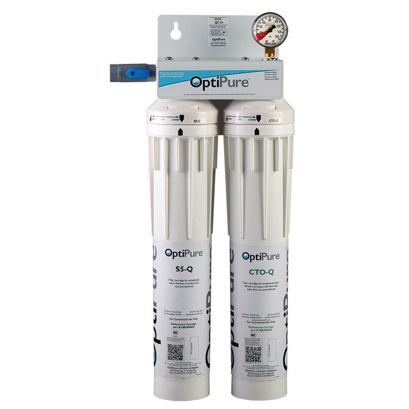160-52051 Pentair OptiPure QT-1+ Dual Filter System