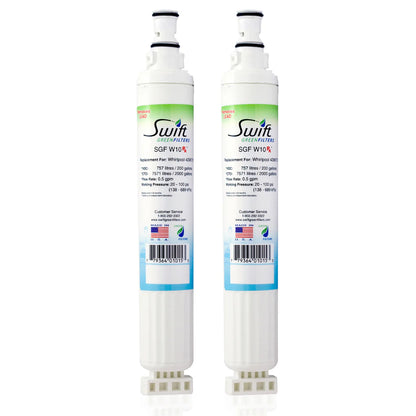 Swift Green Filters SGF-W10 Rx Compatible Refrigerator Water Filter for 4396701, EDR6D1, FILTER 6, 46-9915, CLCH125, EFF-6001A, Made in USA