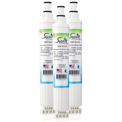 Swift Green Filters SGF-W10 Rx Compatible Refrigerator Water Filter for 4396701, EDR6D1, FILTER 6, 46-9915, CLCH125, EFF-6001A, Made in USA