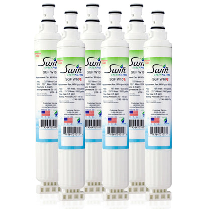 Swift Green Filters SGF-W10 Rx Compatible Refrigerator Water Filter for 4396701, EDR6D1, FILTER 6, 46-9915, CLCH125, EFF-6001A, Made in USA