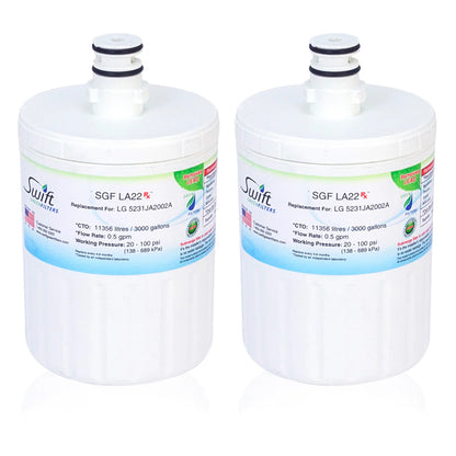 Swift Green Filters SGF-LA22 Rx Compatible Refrigerator Water Filter for LT500P, 5231JA2002A, 46-9890, EFF-6005A, Made in USA