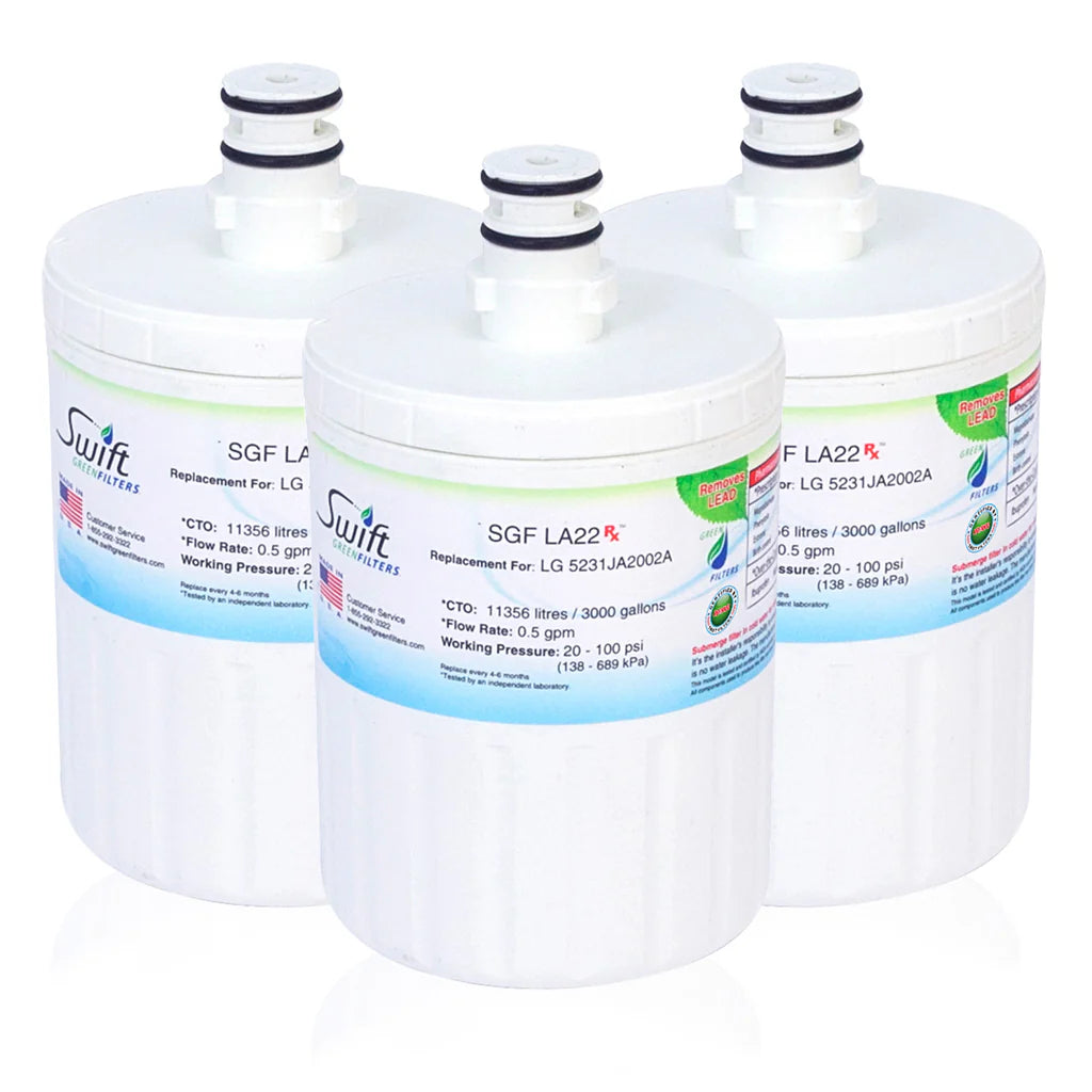Swift Green Filters SGF-LA22 Rx Compatible Refrigerator Water Filter for LT500P, 5231JA2002A, 46-9890, EFF-6005A, Made in USA