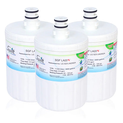 Swift Green Filters SGF-LA22 Rx Compatible Refrigerator Water Filter for LT500P, 5231JA2002A, 46-9890, EFF-6005A, Made in USA