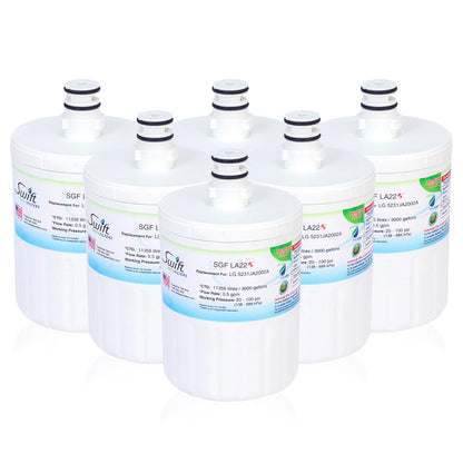 Swift Green Filters SGF-LA22 Rx Compatible Refrigerator Water Filter for LT500P, 5231JA2002A, 46-9890, EFF-6005A, Made in USA