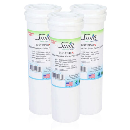 Swift Green Filters SGF-FP48 Rx Compatible Refrigerator Water Filter for 836848, WF296, EFF6017, 67003662, Made in USA