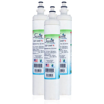 Swift Green Filters SGF-GWF Rx Compatible Refrigerator Water Filter for GWF, RPWF, WSG-4 ,PFE29P, Made in USA