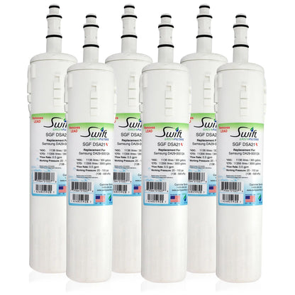 Swift Green Filters SGF-DSA21 Rx Compatible Refrigerator Water Filter for DA29-00012A, DA29-00012B, DA61-00159A, EFF-6006A-8, Made in USA