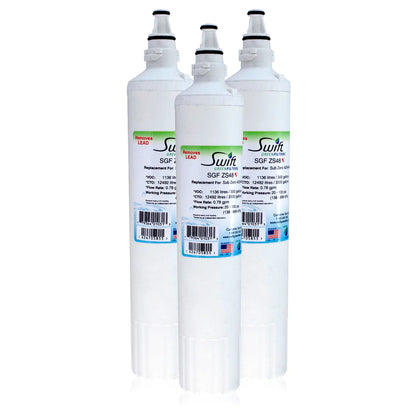 Swift Green Filters SGF-ZS48 Rx Compatible Refrigerator Water Filter for 4290510, PRO 48 4204490 and 7012333, Made in USA