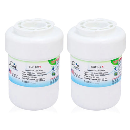 Swift Green Filters SGF-G9 Rx Compatible Refrigerator Water Filter for MWF, MWFA, WF-287,WF287, 469991, Made in USA
