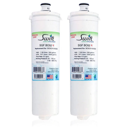 Swift Green Filters SGF-BO52 Rx Compatible Refrigerator Water Filter for EVOLFLTR10, 640565, 55866-06, AP3961137, B20CS5, CS-51, CS52, Made in USA