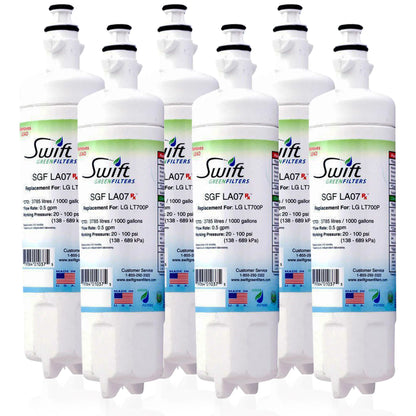 Swift Green Filters SGF-LA07 Rx Compatible Refrigerator Water Filter for LT700-P, 46-9690, ADQ36006102, EFF-6032A, Made in USA