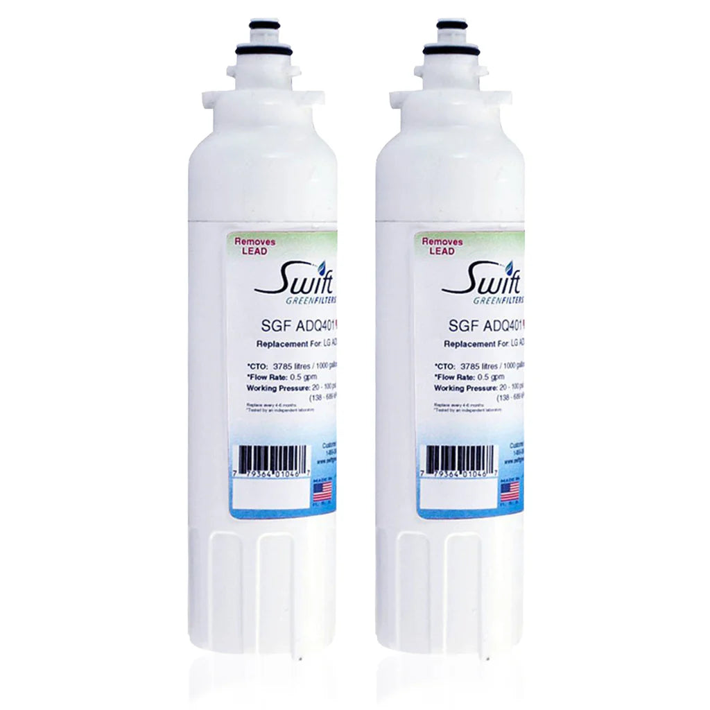 Swift Green Filters SGF-ADQ401 Rx Compatible Refrigerator Water Filter for LT800P, ADQ73613401, Made in USA