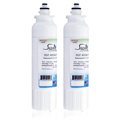 Swift Green Filters SGF-ADQ401 Rx Compatible Refrigerator Water Filter for LT800P, ADQ73613401, Made in USA