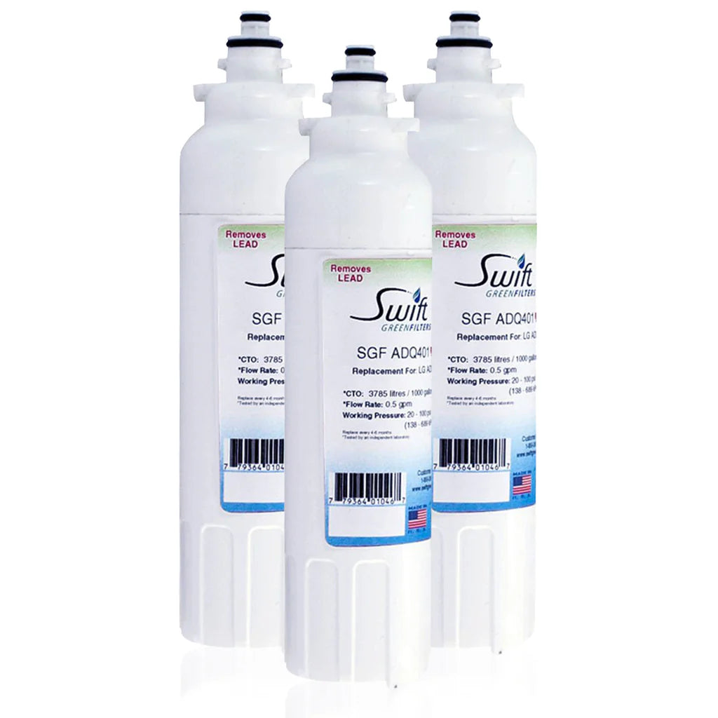 Swift Green Filters SGF-ADQ401 Rx Compatible Refrigerator Water Filter for LT800P, ADQ73613401, Made in USA