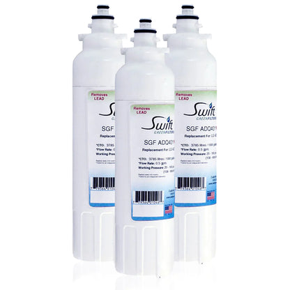 Swift Green Filters SGF-ADQ401 Rx Compatible Refrigerator Water Filter for LT800P, ADQ73613401, Made in USA
