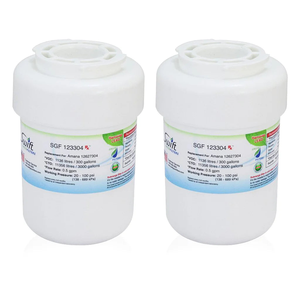 Swift Green Filters SGF-123304 Rx Compatible Refrigerator Water Filter for 1252704, EFF-6021A, 46-9014, Made in USA