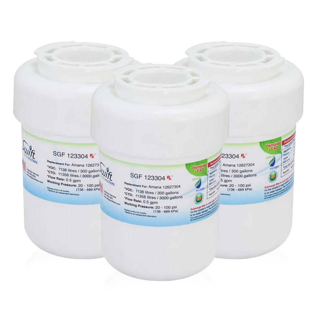 Swift Green Filters SGF-123304 Rx Compatible Refrigerator Water Filter for 1252704, EFF-6021A, 46-9014, Made in USA