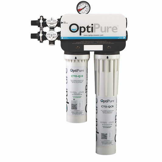 170-52080 $528 Pentair OptiPure QT1+CR* Dual Filter System