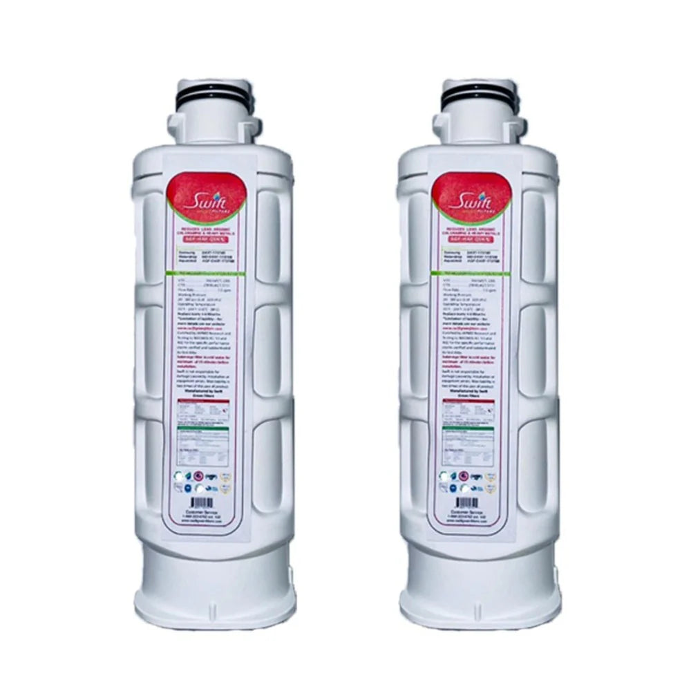 Swift Green Filters SGF-HAFQIN Rx Compatible Refrigerator Water Filter for DA97-17376B, DA97-08006C, HAF-QIN/EXP, RF28T5001SR Made in USA
